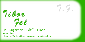 tibor fel business card